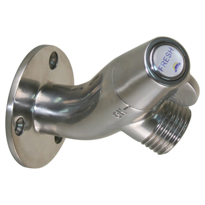 Scandvik Ceramic Angled Washdown Valve - SS Spigot [10175P]