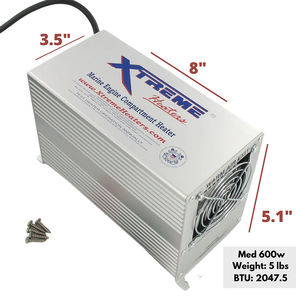 Xtreme Heaters Medium 600W XXHEAT Boat Bilge  RV Heater [XXHEAT-600]