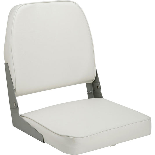 Attwood Swivl-Eze Low Back Padded Flip Seat - White [98395WH]