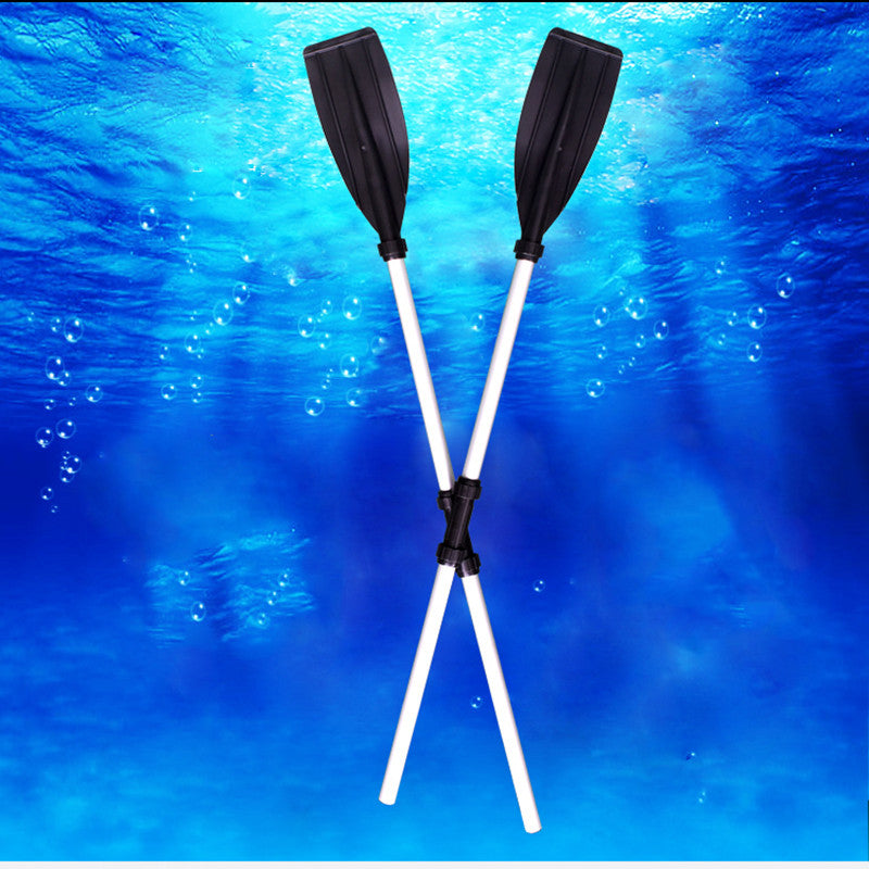 Two aluminum alloy oars