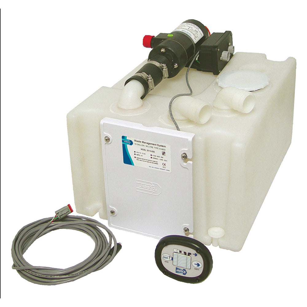 Jabsco Waste Management System w/Holding Tank & 12V Pump [38110-0092]