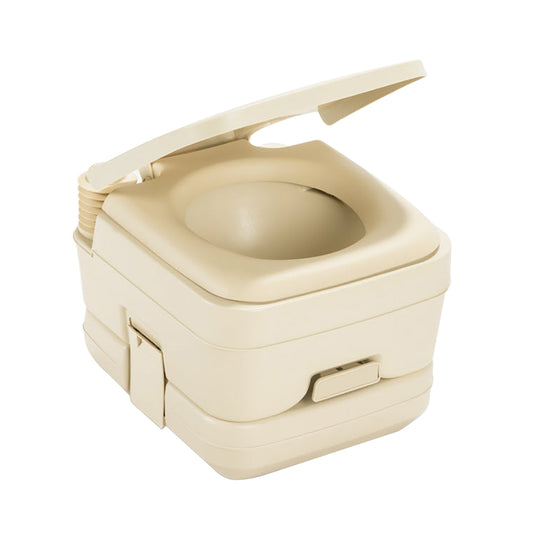 Dometic 964 Portable Toilet w/Mounting Brackets - 2.5 Gallon - Parchment [311096402]