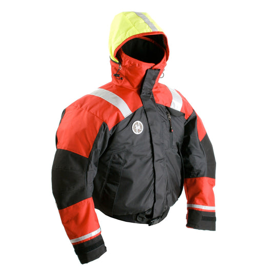 First Watch AB-1100 Flotation Bomber Jacket - Red/Black - XL [AB-1100-RB-XL]