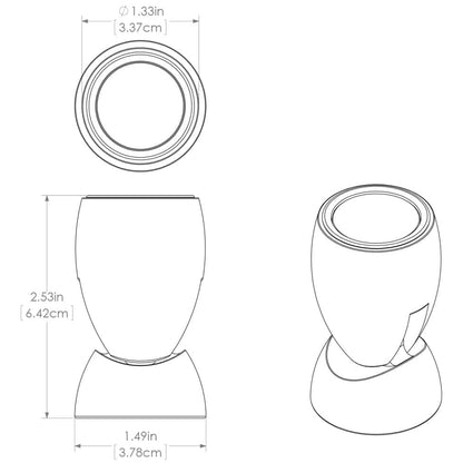 Lumitec GAI2 - General Area Illumination2 Light - Brushed Finish - 3-Color Red/Blue Non-Dimming w/White Dimming [111808]