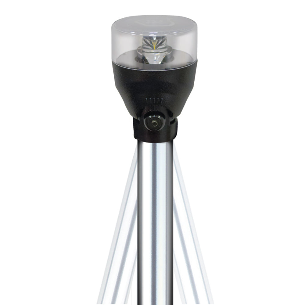 Attwood LED Articulating All Around Light - 24" Pole [5530-24A7]