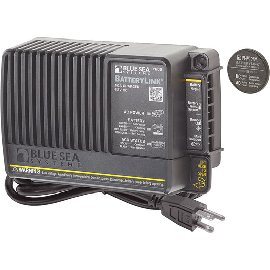 Blue Sea 7605 BatteryLink Charger - 10Amp - 2-Bank [7605]