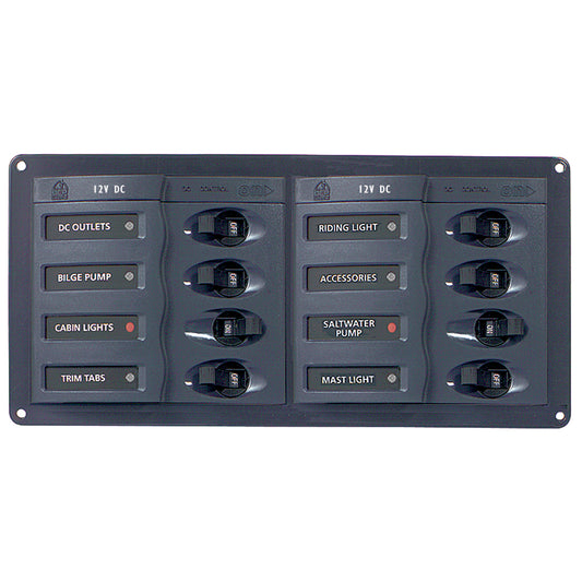 BEP DC Panel - 8-Way - Horizontal [901H]