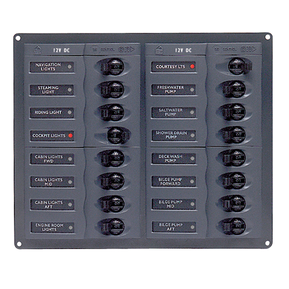 BEP DC Panel - 16-Way - No Meter [904NM]