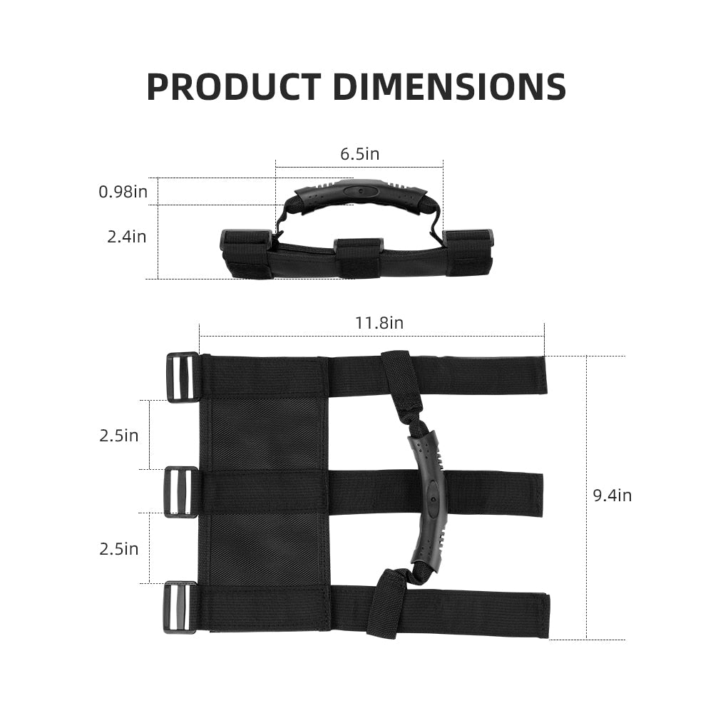 UTV ATV Universal Sports Roll Bar Cages Grab Handle Hold for Jeep for Can-Am Commander Maverick X3 1000 for Polaris RZR Ranger