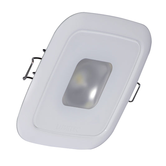 Lumitec Square Mirage Down Light - Spectrum RGBW Dimming - White Bezel [116127]