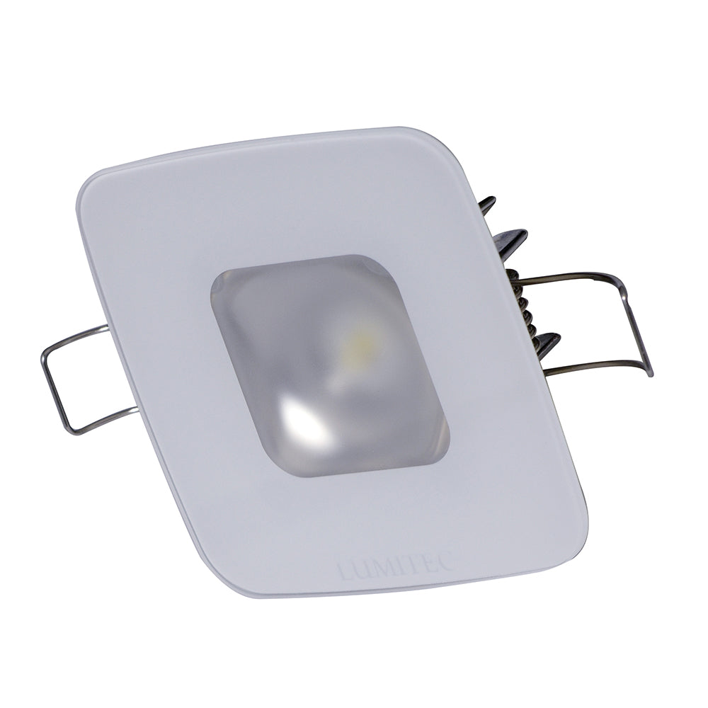 Lumitec Square Mirage Down Light - Warm White Dimming - Hi CRI - Glass Housing - No Bezel [116199]