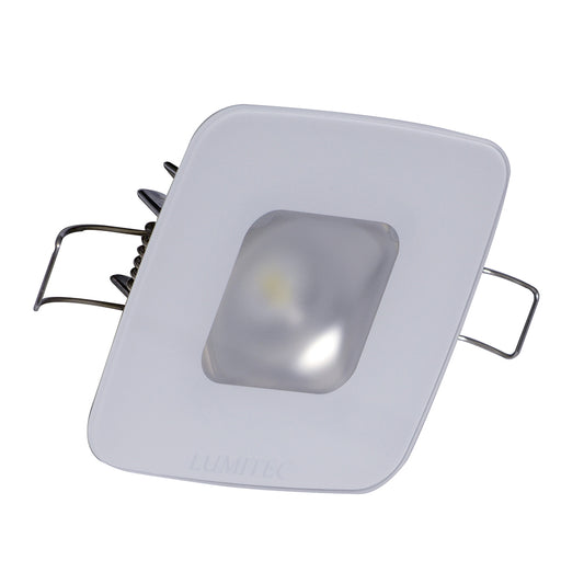 Lumitec Square Mirage Down Light - Warm White Dimming - Hi CRI - Glass Housing - No Bezel [116199]