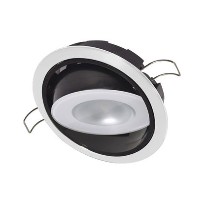 Lumitec Mirage Positionable Down Light - White Dimming - White Bezel [115123]