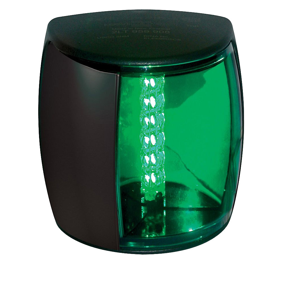 Hella Marine NaviLED PRO Starboard Navigation Lamp - 2nm - Green Lens/Black Housing [959908001]