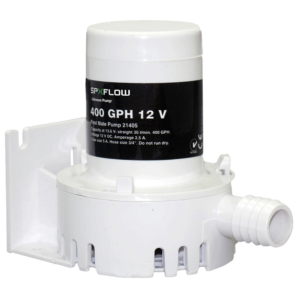 Johnson Pump 400 GPH 12V Bilge Pump - Barbed Port [JP-21405]