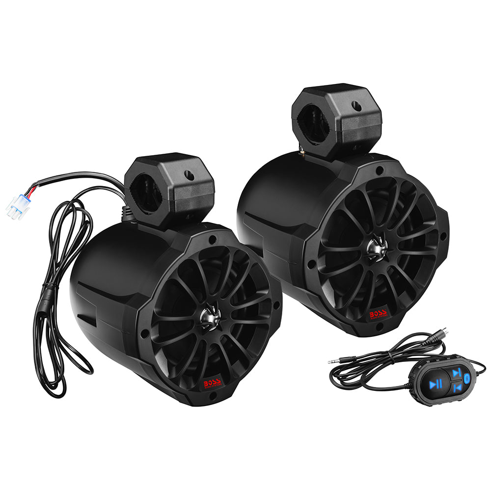 Boss Audio 6.5" B62ABT Amplified Waketower Speakers - Matte Black - 750W [B62ABT]