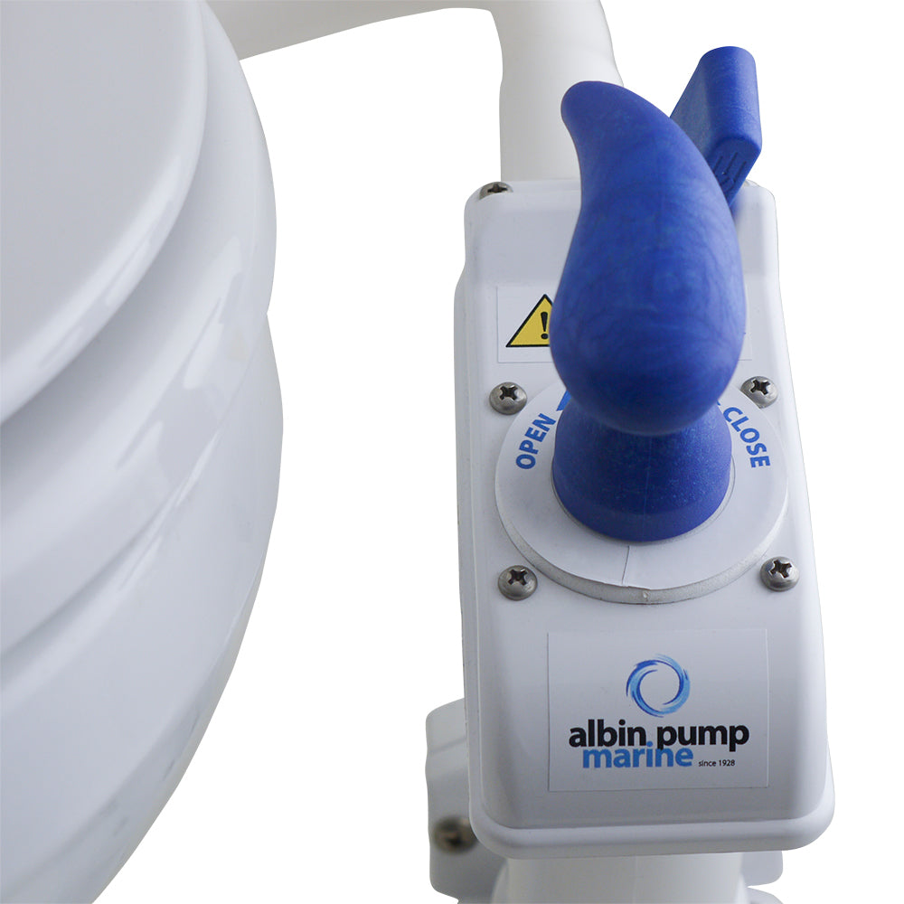 Albin Group Marine Toilet Manual Compact Low [07-01-003]