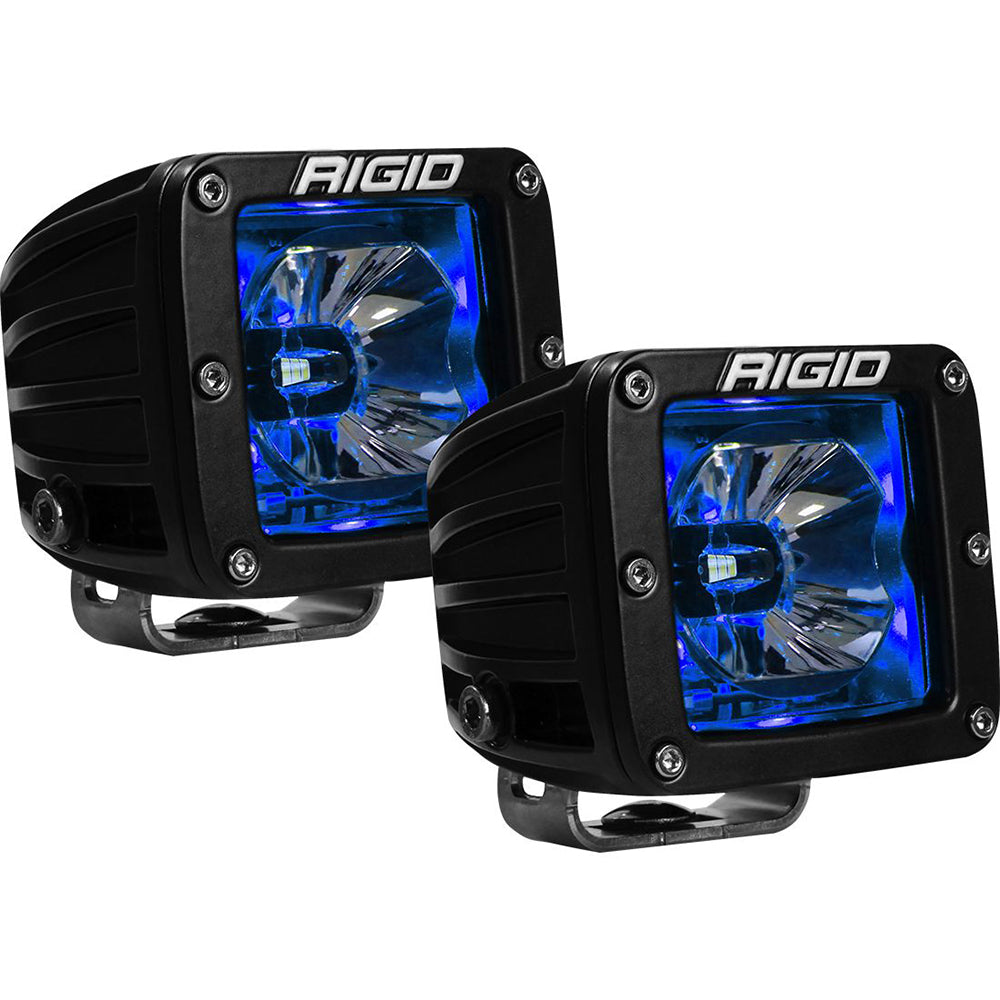 RIGID Industries Radiance Pod Blue Backlight Black Housing - Pair [20201]