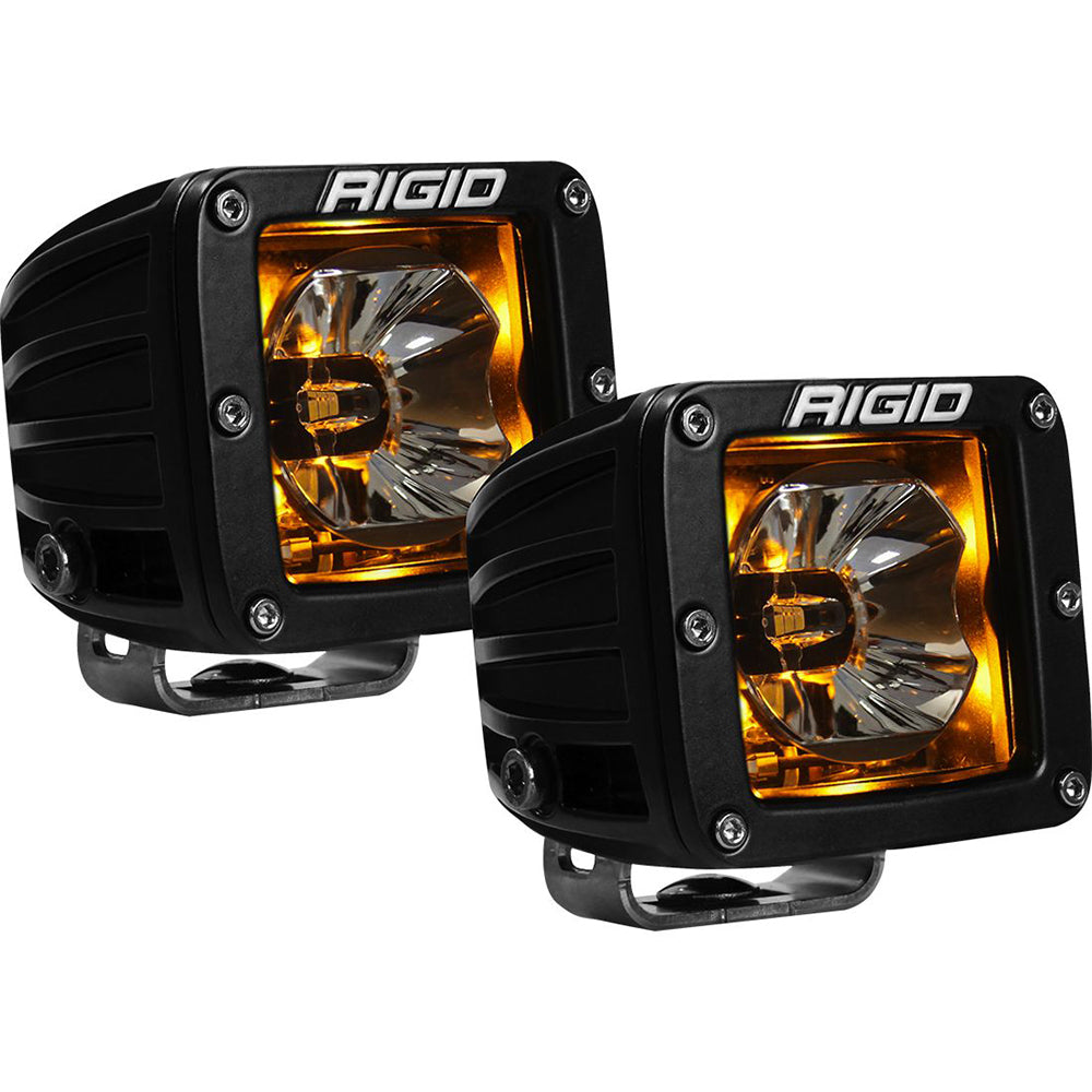 RIGID Industries Radiance Pod Amber Backlight Black Housing - Pair [20204]