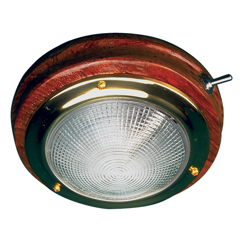 Sea-Dog Teak LED Dome Light - 5" Lens [400209-1]