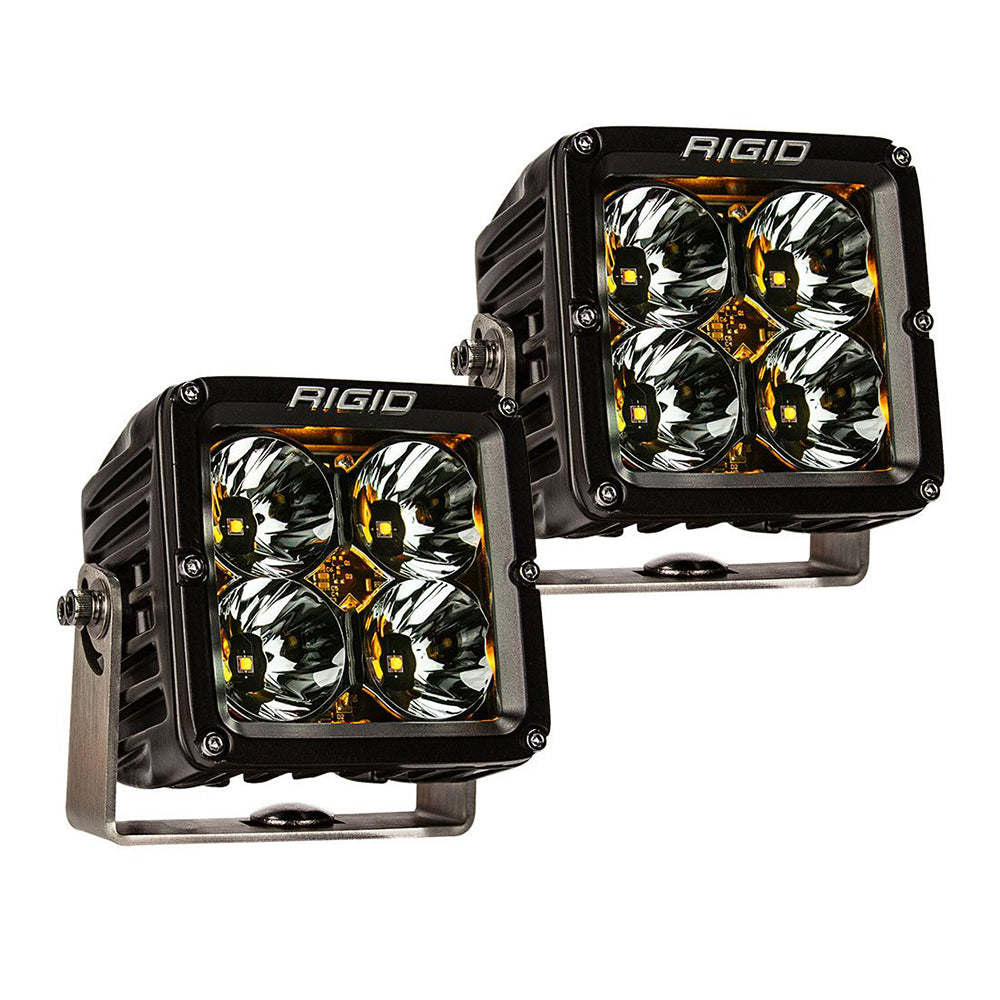 RIGID Industries Radiance Pod XL - Black Case w/Amber Backlight - Pair [32205]