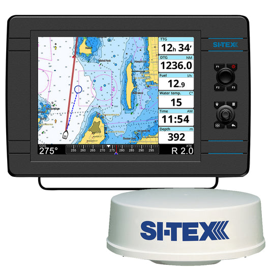 SI-TEX NavPro 1200F w/MDS-12 WiFi 24" Hi-Res Digital Radome Radar w/15M Cable [NAVPRO1200FR]