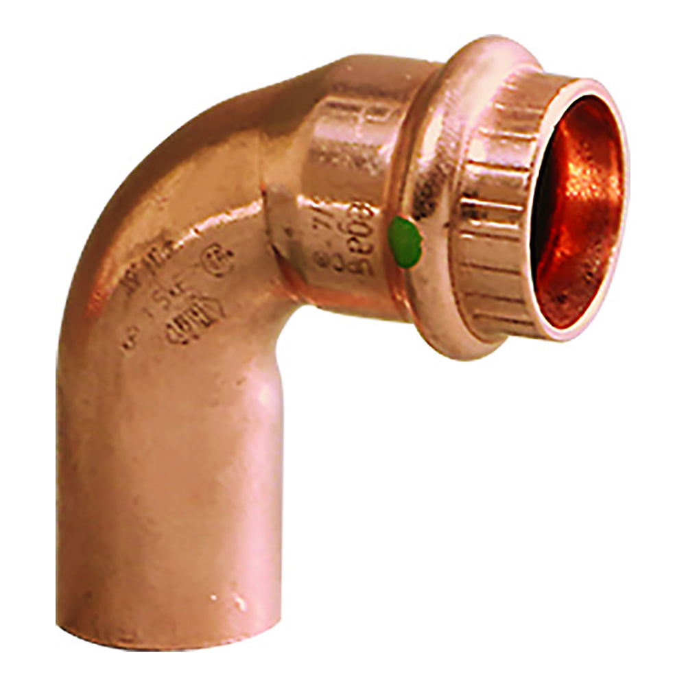 Viega ProPress 2" - 90 Copper Elbow - Street/Press Connection - Smart Connect Technology [77072]