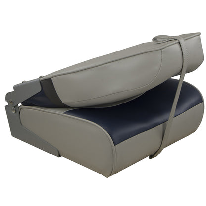 Springfield Premium Wave Folding Seat - Grey/Blue w/Meteor Stripe [1062031]