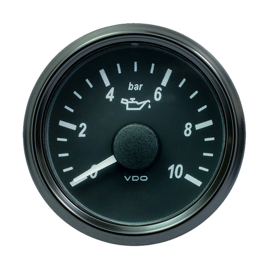 VDO SingleViu 52mm (2-1/16") Oil Pressure Gauge - 10 Bar - 0-4.5V [A2C3832690030]