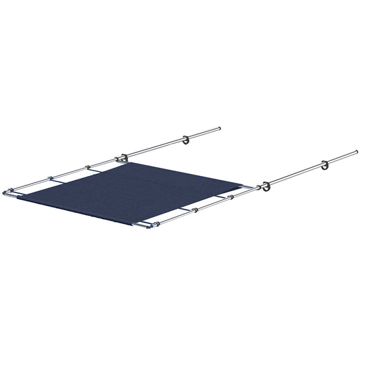 SureShade PTX Power Shade - 57" Wide - Stainless Steel - Navy [2021026254]