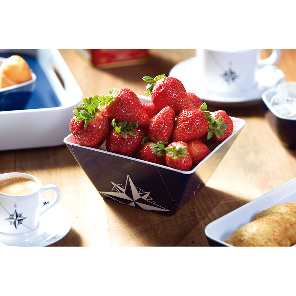 Marine Business Melamine Square Bowl - NORTHWIND - Set of 6 [15022C]