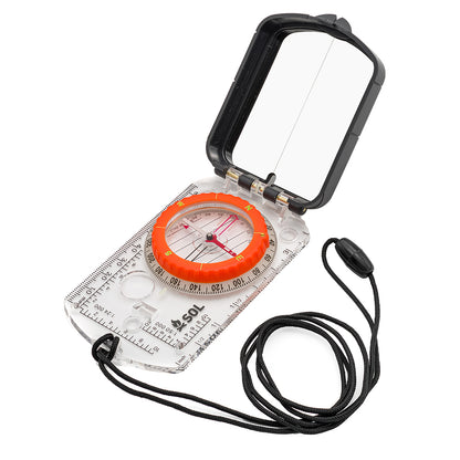 S.O.L. Survive Outdoors Longer Sighting Compass w/Mirror [0140-0030]