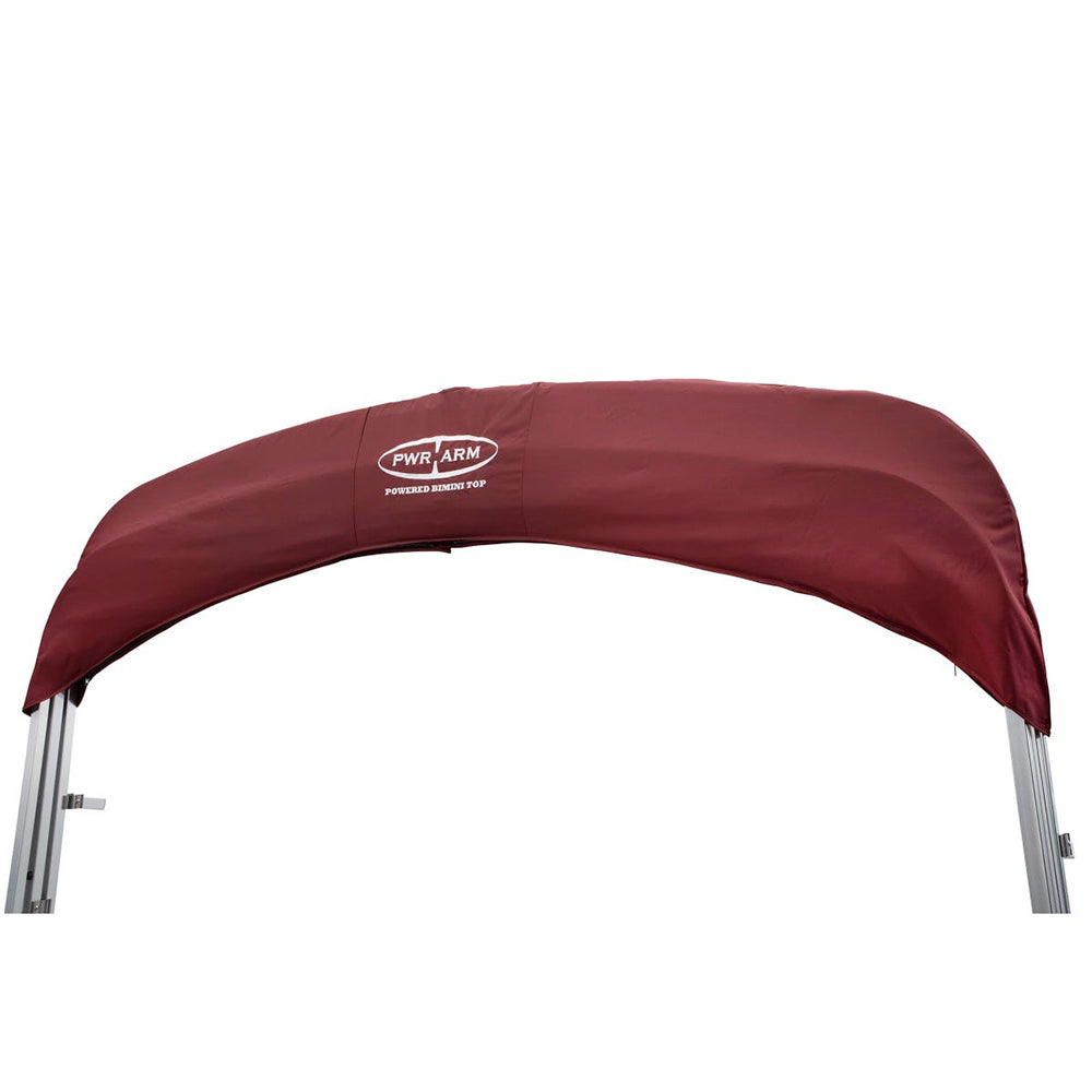 SureShade Power Bimini - Clear Anodized Frame - Burgandy Fabric [2020000299]