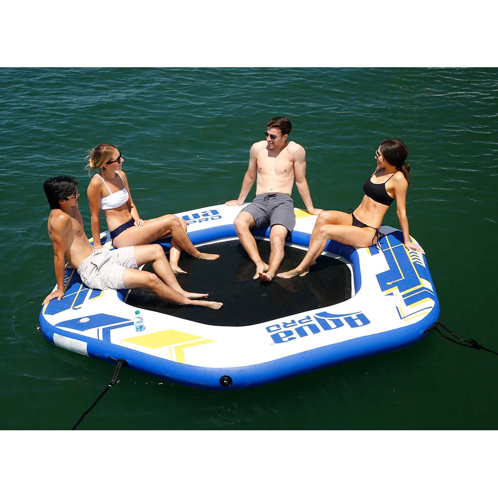 Aqua Leisure 10 Hexagonal Inflatable Island w/Mesh Center [APR20922]