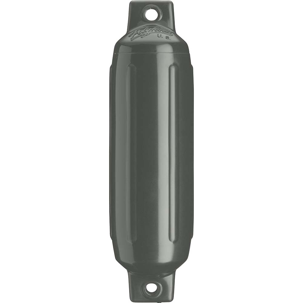 Polyform G-1 Twin Eye Fender 3.5" x 12.8" - Graphite [G-1-GRAPHITE]