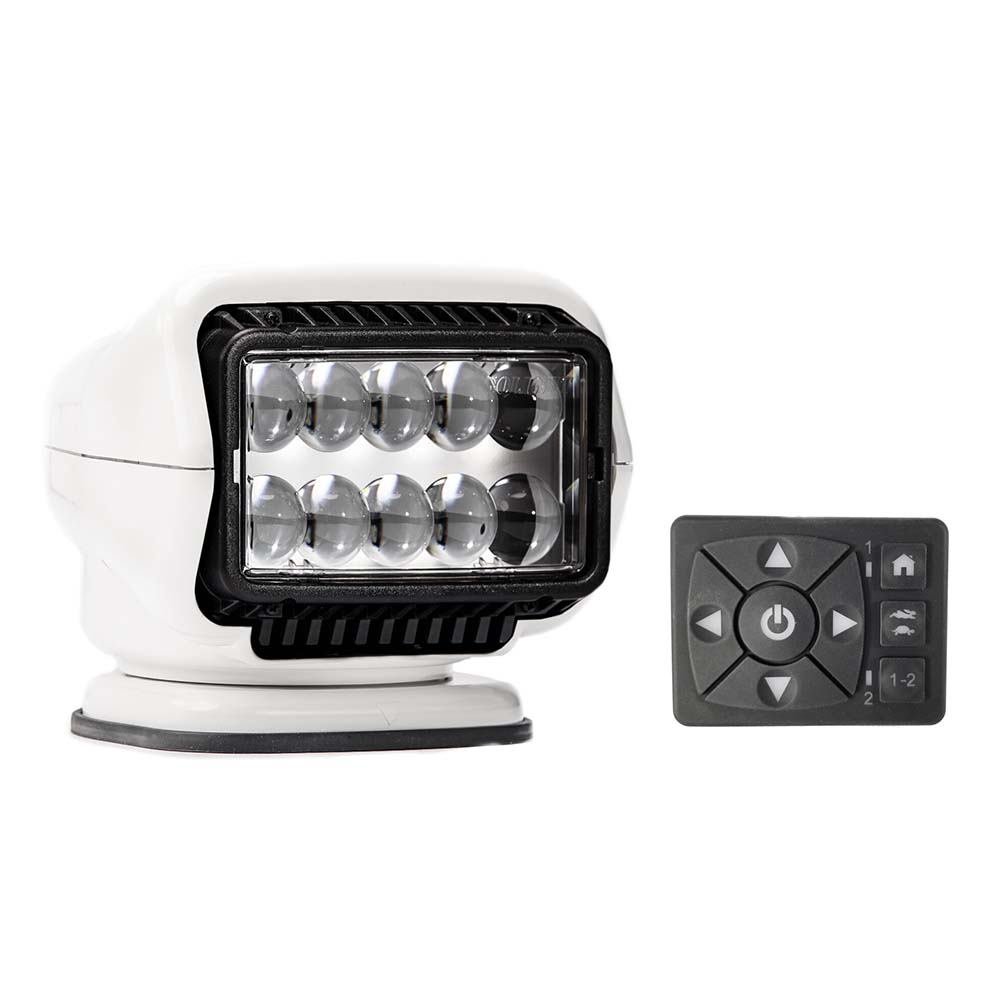 Golight Stryker ST Series Permanent Mount White 12V LED w/Hard Wired Dash Mount Remote [30204ST]