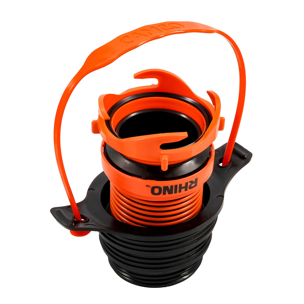 Camco Rhino Sewer Hose Seal Flexible 3 In 1 w/Rhino Extreme  Handle [39319]