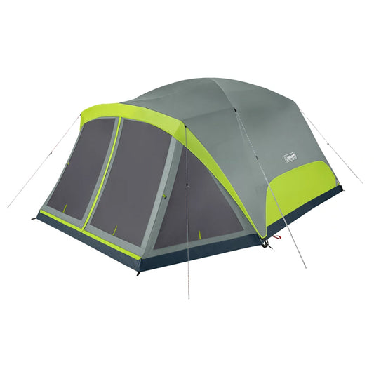 Coleman Skydome 8-Person Camping Tent w/Screen Room, Rock Grey [2000037524]