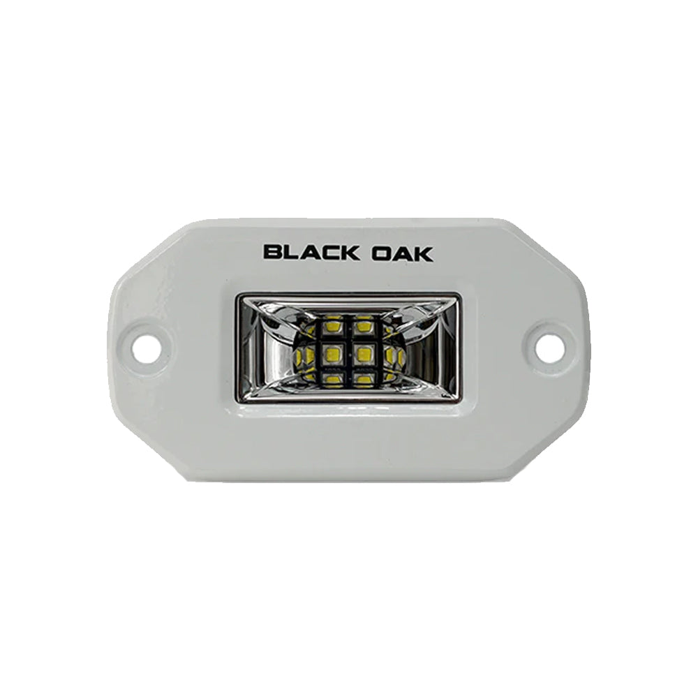 Black Oak Pro Series 2" Flush Mounted Scene Light - White [2FSL-SRPOD10CR]