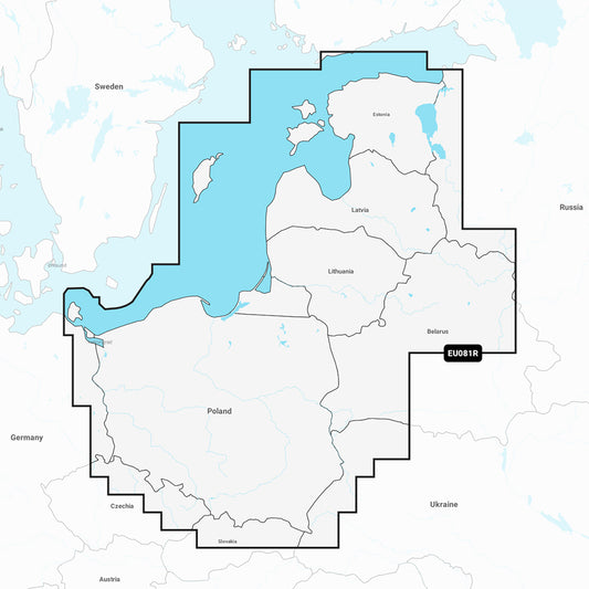 Garmin Navionics Vision+ NVEU081R - Baltic Sea, East Coast - Marine Chart [010-C1260-00]