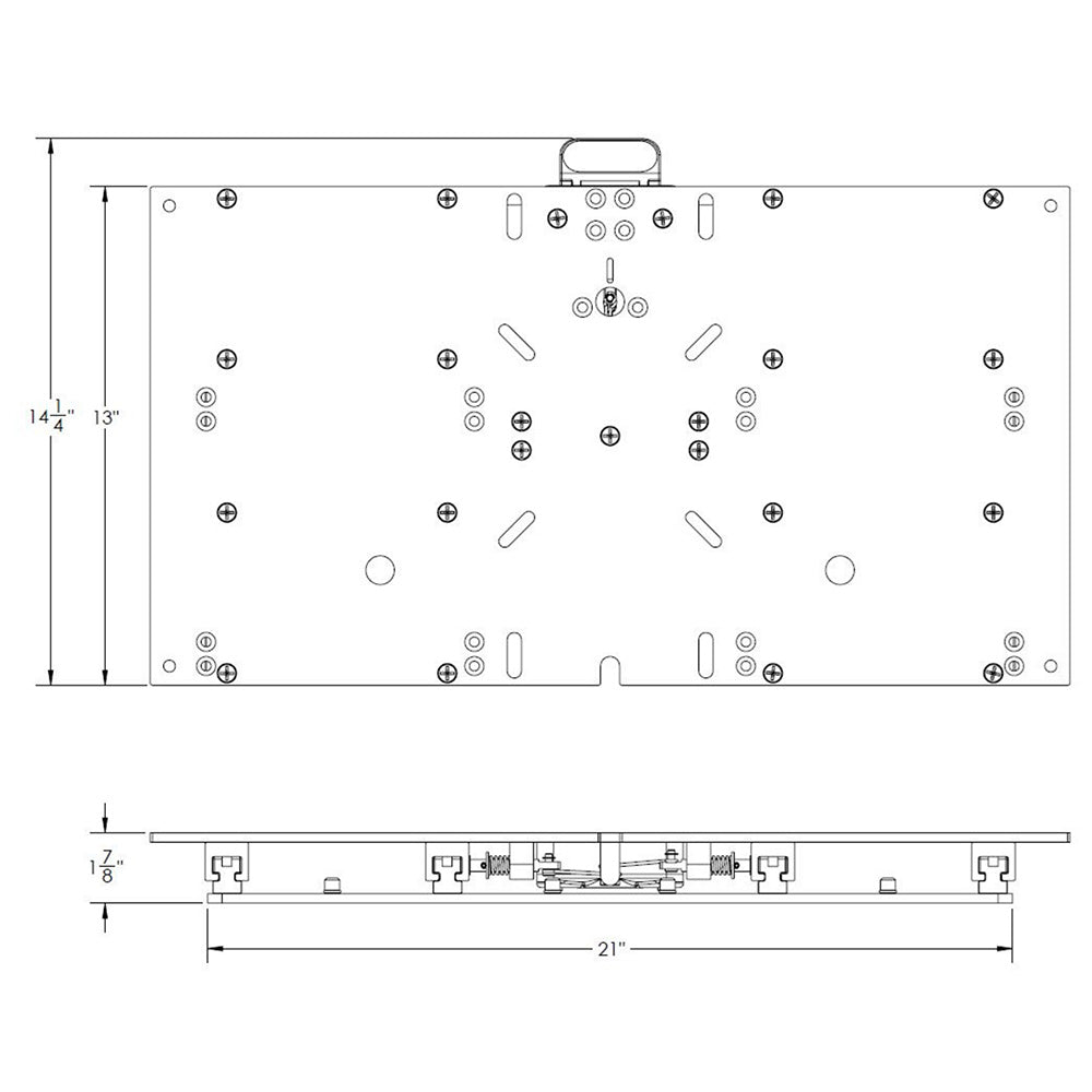 TACO 13" x 24" Manual Seat Slide [M20-2413]