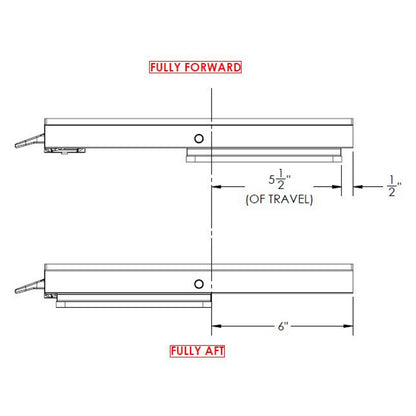 TACO 13" x 24" Manual Seat Slide [M20-2413]