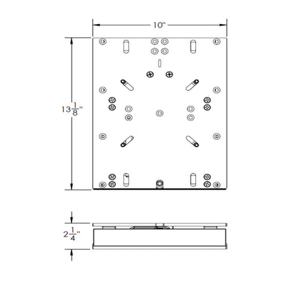 TACO 13-1/8" x 10" Electric Seat Slide [M20-1013E]